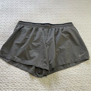 Nike Women's Gray Shorts Size Large ~ Workout or Gym Wear
